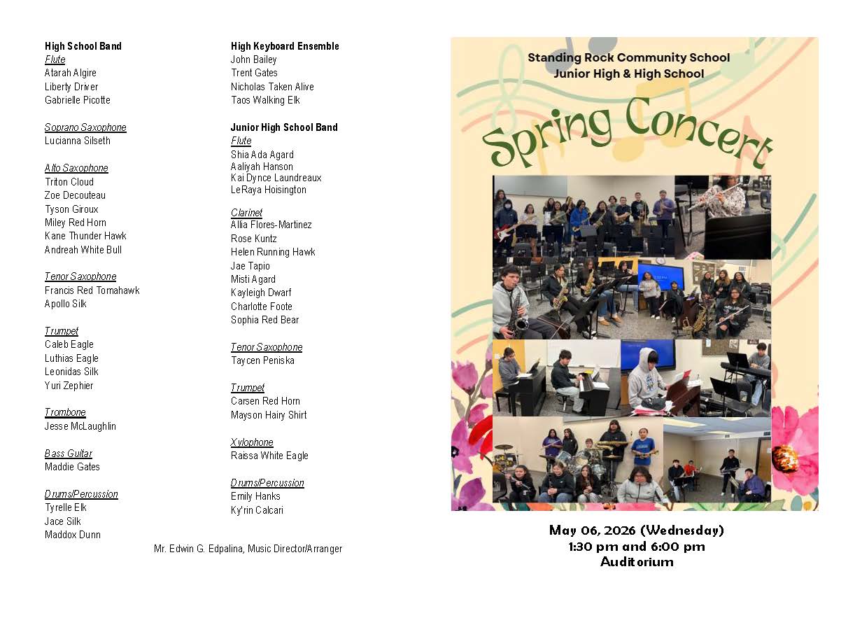 Spring Concert Program May 6, 2026